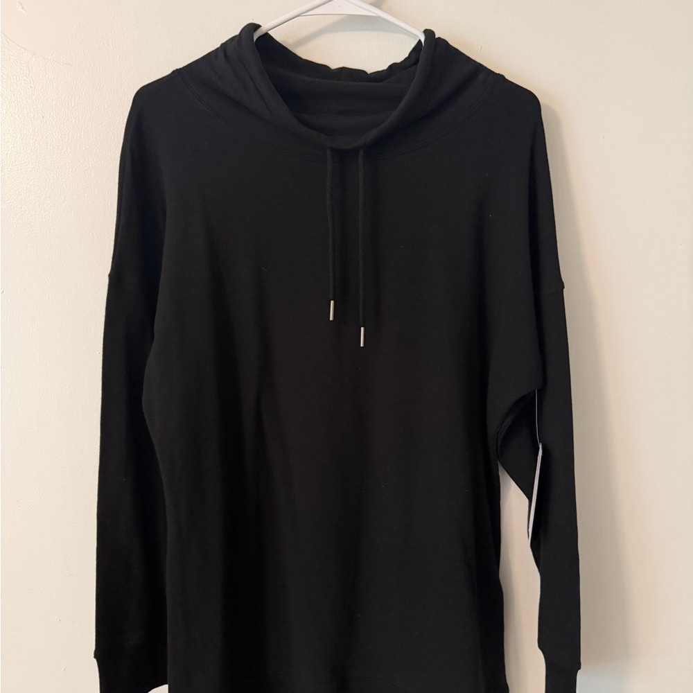 Time and Tru Women's Classic Black Turtleneck Sweater